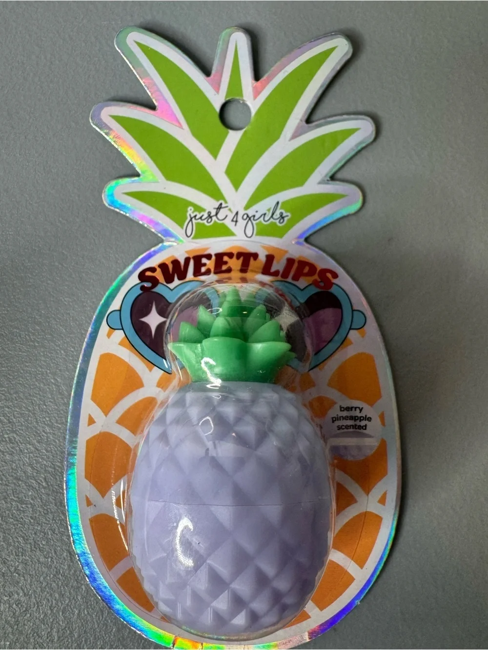Sweet Lips Pineapple shaped Lip Balm very pineapple scented beach tropical fun